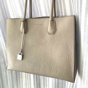 Gray Michael Kors Tote Bag